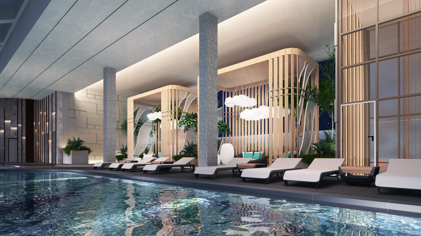 Pool pavilion