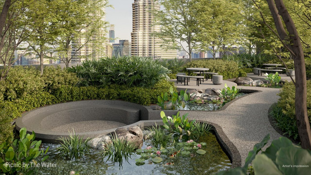 The Sanctuary forest garden, level 43A
